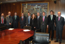 Reunión de la Junta Directiva con el Presidente de Puertos del Estado