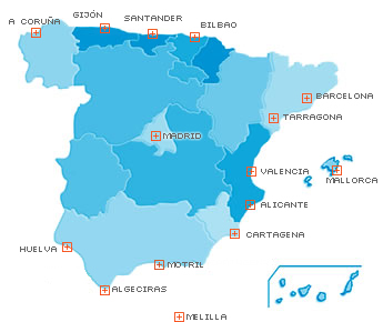 mapa de Espa�a